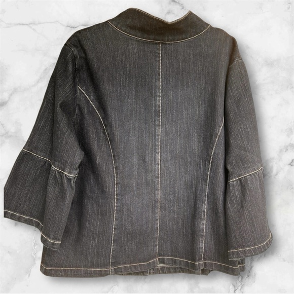Live A Little plus size denim jacket sz 2x , 014 - Picture 2 of 2